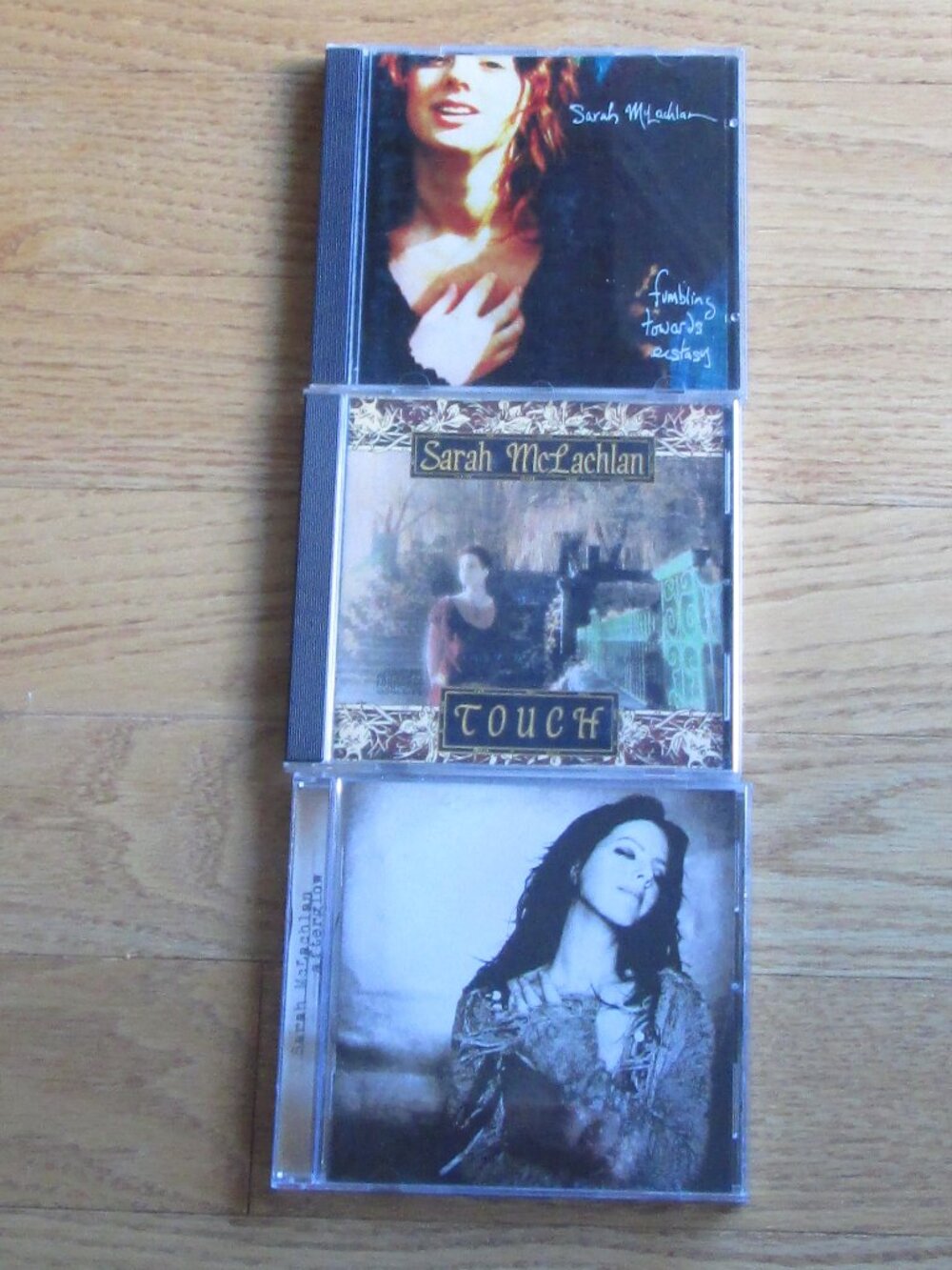 Afterglow, Touch, Fumbling Towards Ecstasy by Sara McLachlan - 3 cds